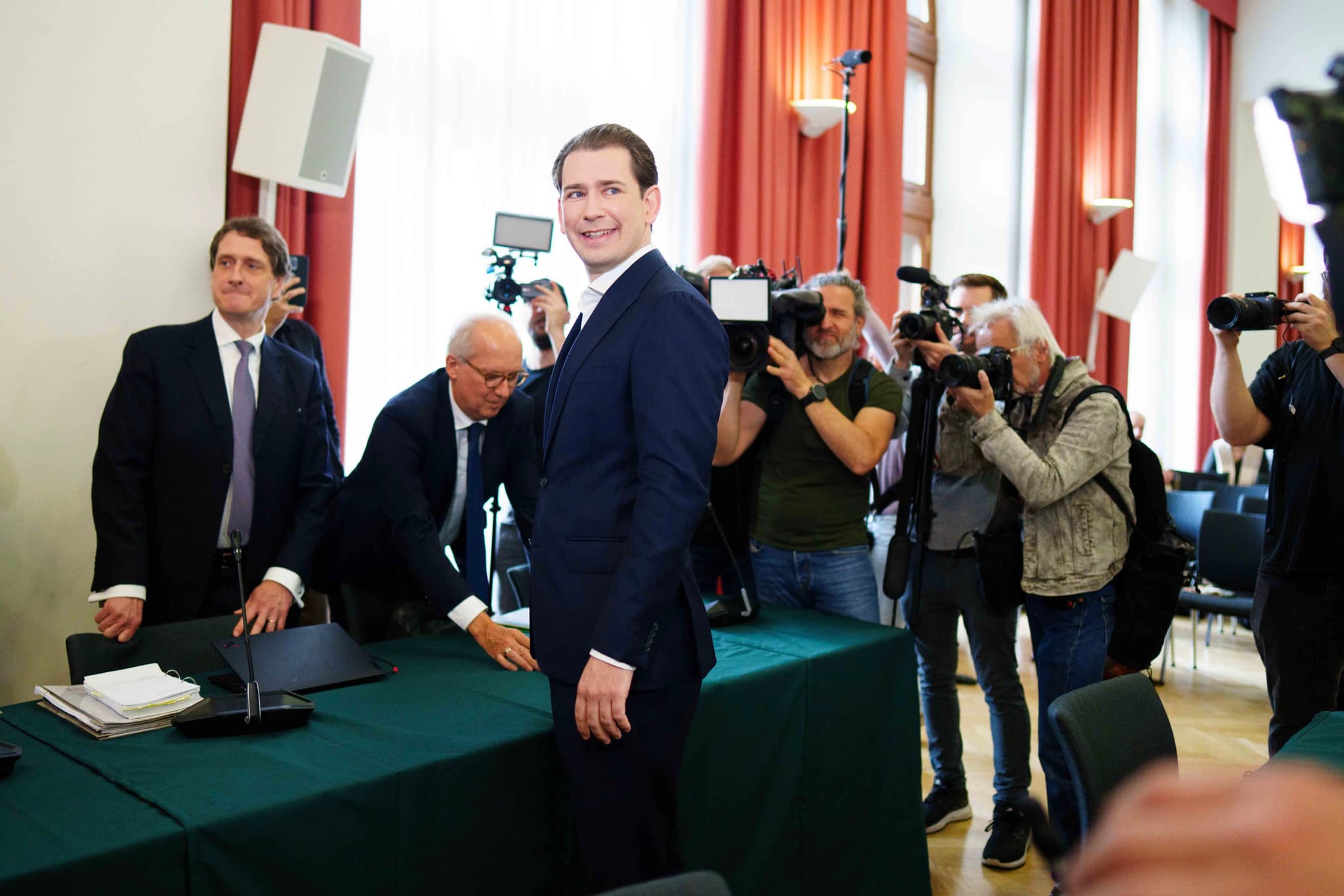 Sebastian Kurz acquitted at Justizpalast